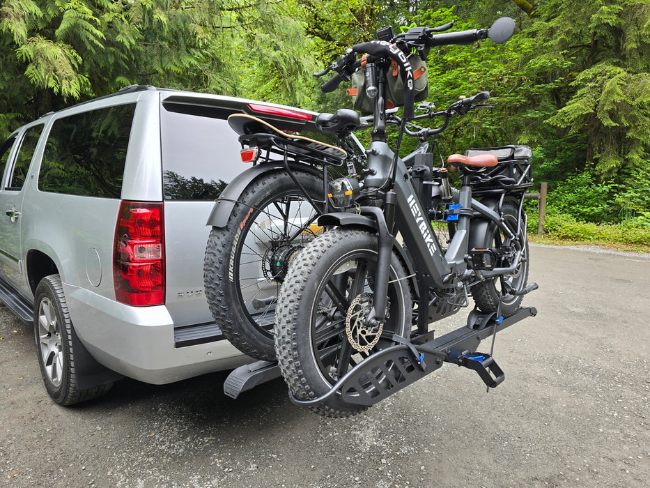 Heininger Advantage Hitch Mounted E-Bike Rack for 2 Bikes