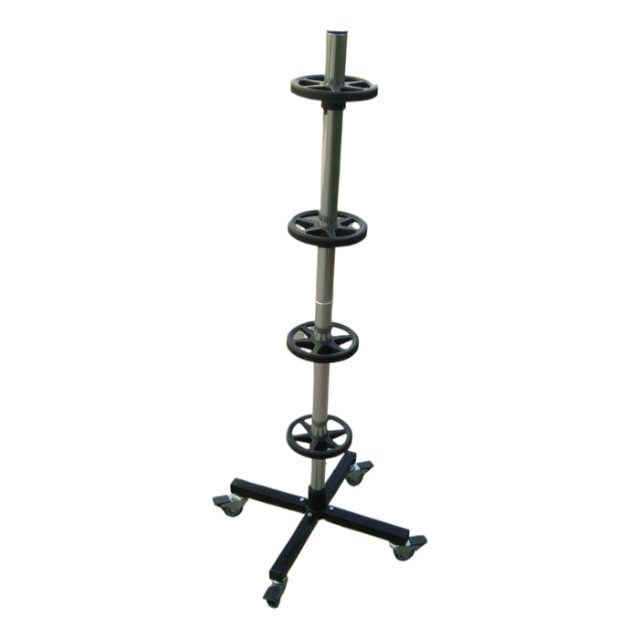 Heininger GarageMate Tire Rack Stand with Wheels 220 lb. Capacity (Fits 13"-17" Rims)