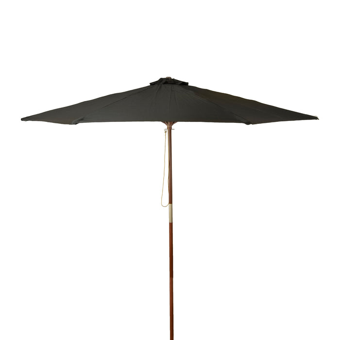 9 ft Classic Wood Patio Umbrella