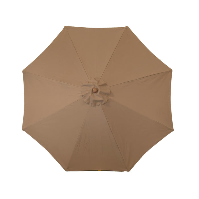 9 ft Classic Wood Patio Umbrella