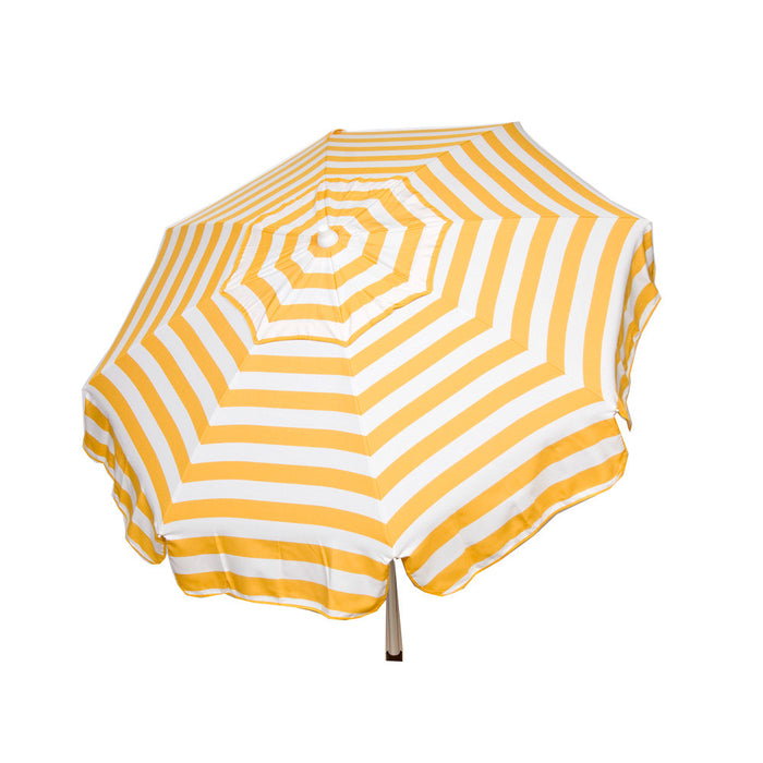 6 ft Italian Acrylic Striped Patio Umbrellas