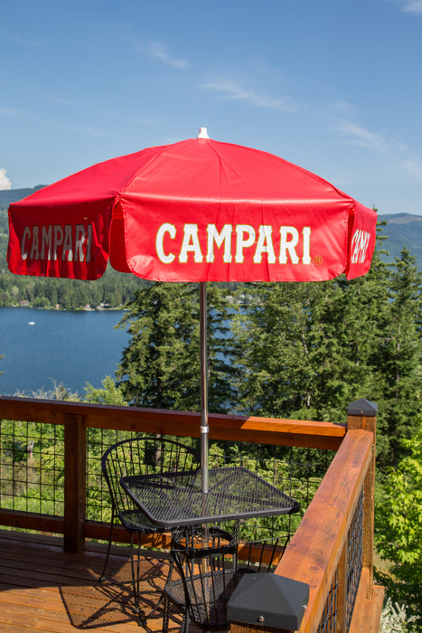 6 ft Campari Vinyl Umbrella