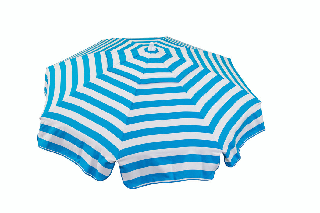 6 ft Italian Acrylic Striped Patio Umbrellas