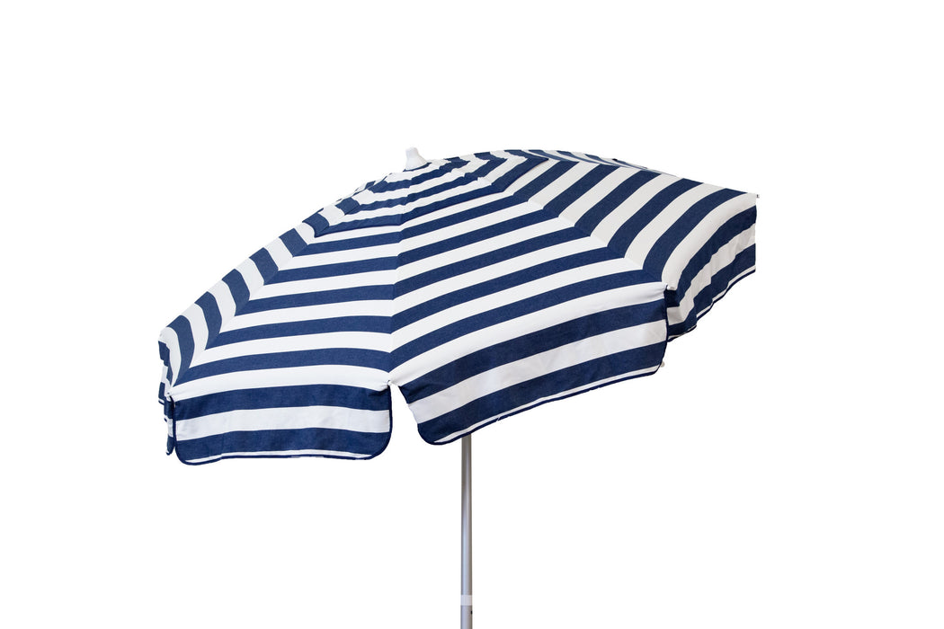 6 ft Italian Acrylic Striped Patio Umbrellas