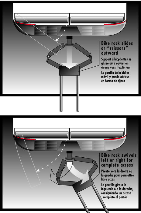 Advantage glideAWAY Elite Four Bike Rack Carrier